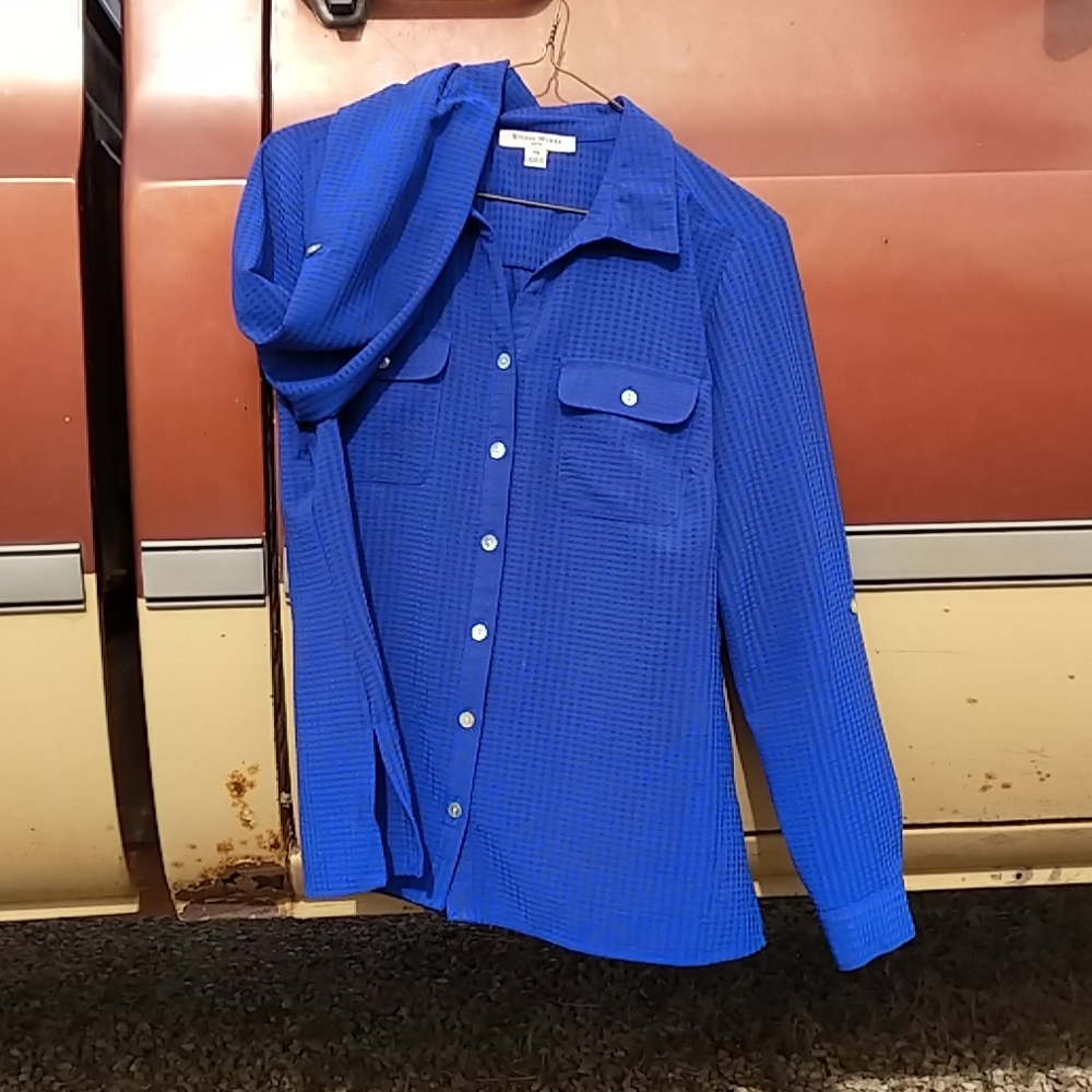 Studio works petite button down